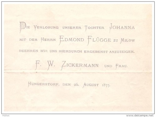 Schreiben von 1877 f - von,