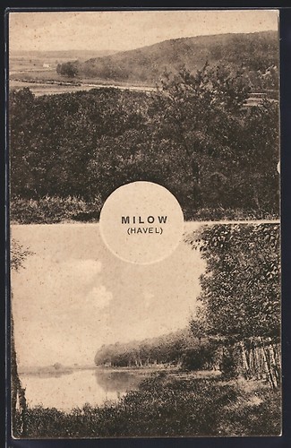 Ansichtskarte milow havel - milow, /havel