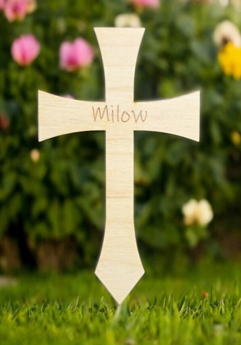 Holzkreuz milow kleintier hund - holzkreuz,